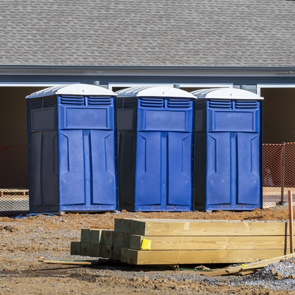 are there any restrictions on where i can place the portable restrooms during my rental period in Dexter KY